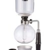 Hario Technica 3-Cup Glass Syphon Coffee Maker ,Black